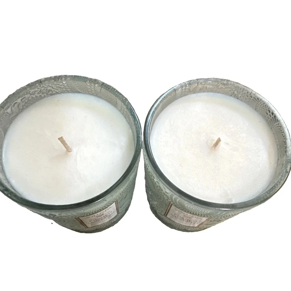 VOLUSPA Japonica French Cade Lavender Scented Glass Jar Candle 9oz, 2 Pack